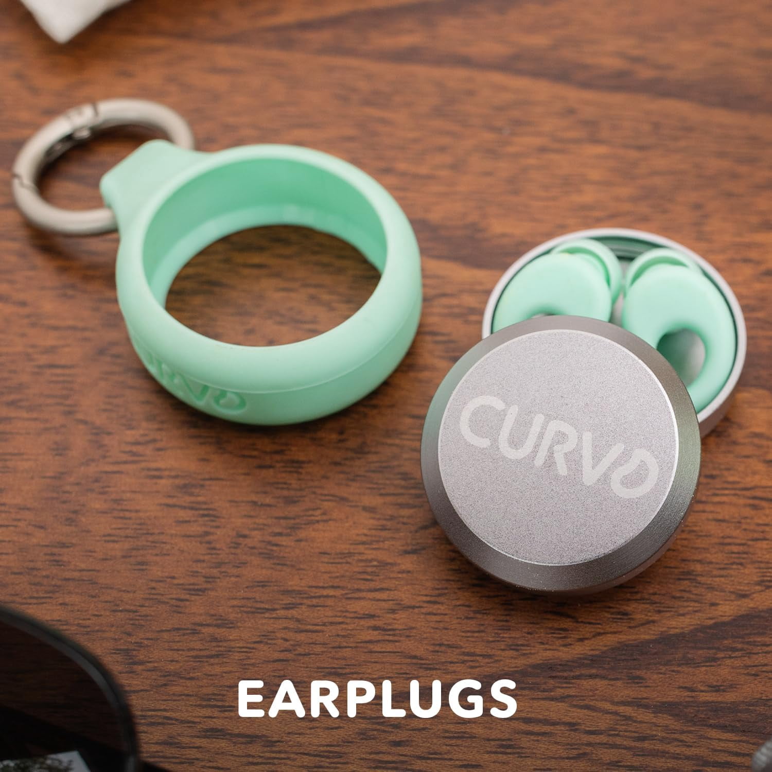 Premium Carrying Case Durable Travel Keychain Container, Medicine Pill Organizer, Travel Pill Box, Small Waterproof Holder for Pills, Earplugs, Compatible with Loop, Vibes & Eargasm