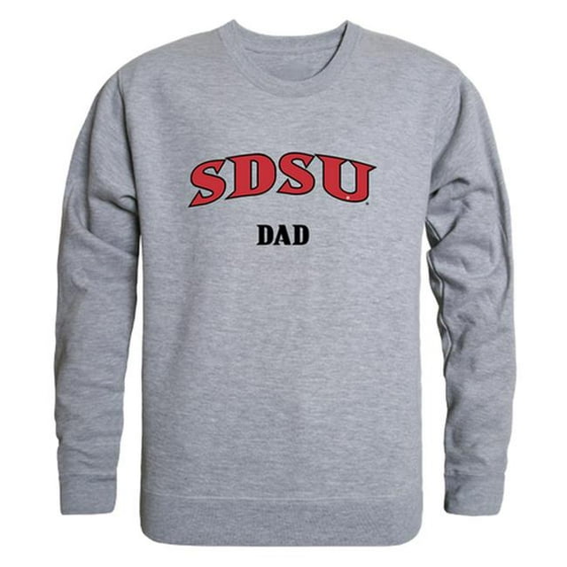 W Republic 562-177-HGY-04 Chandail en Molleton Col Rond San Diego State Aztecs pour Hommes, Gris Chiné - Extra Large