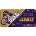 thumbnail image 1 of James Madison Dukes Metal License Plate, 1 of 1