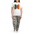 thumbnail image 4 of CafePress - Larkin Arms Tricolour Women's Light Pajamas - Women's Short Sleeve Print T-Shirt and Pants Light Cotton Pajama Set, 4 of 7