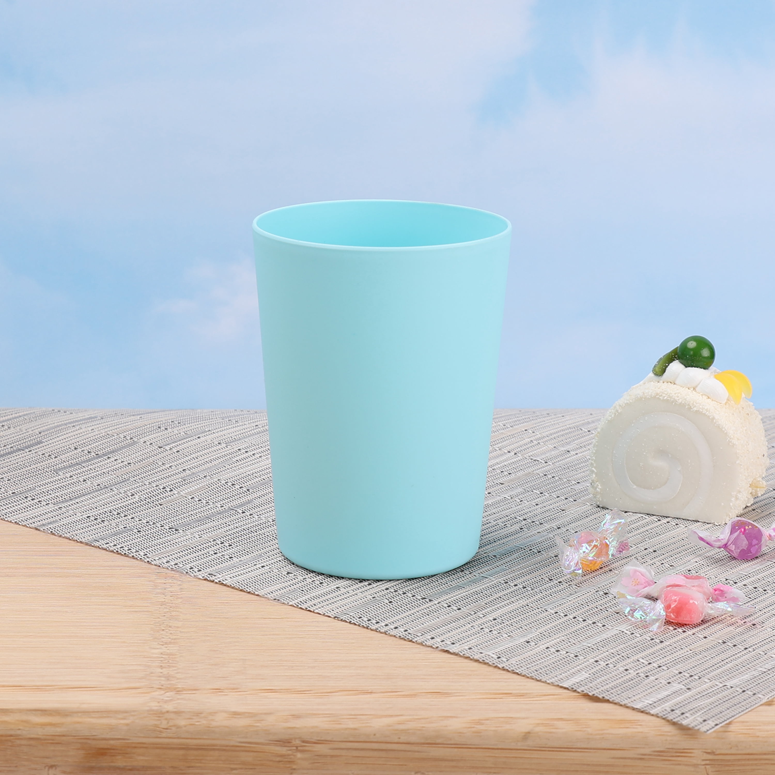 Mainstays - Turquoise Round Plastic Tumbler, 18-Ounce
