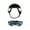 Blue, variant on AOOOWER Fashion Dog Sports Safety Helmet And Eye Protections Goggles Set For Pet Camping
