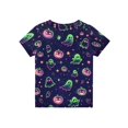 thumbnail image 7 of HAJWOH Halloween Shirts for Toddler Kids Girls 3/4 Sleeve Funny Graphic T-Shirt Casual Crewneck Tunic Tops Halloween Clothing, 7 of 7