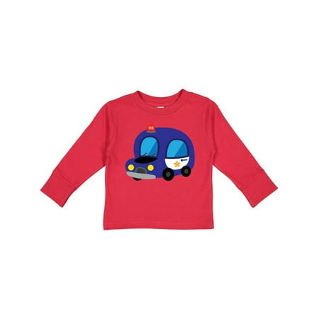 

Inktastic Policeman Cute Police Car Gift Toddler Boy or Toddler Girl Long Sleeve T-Shirt