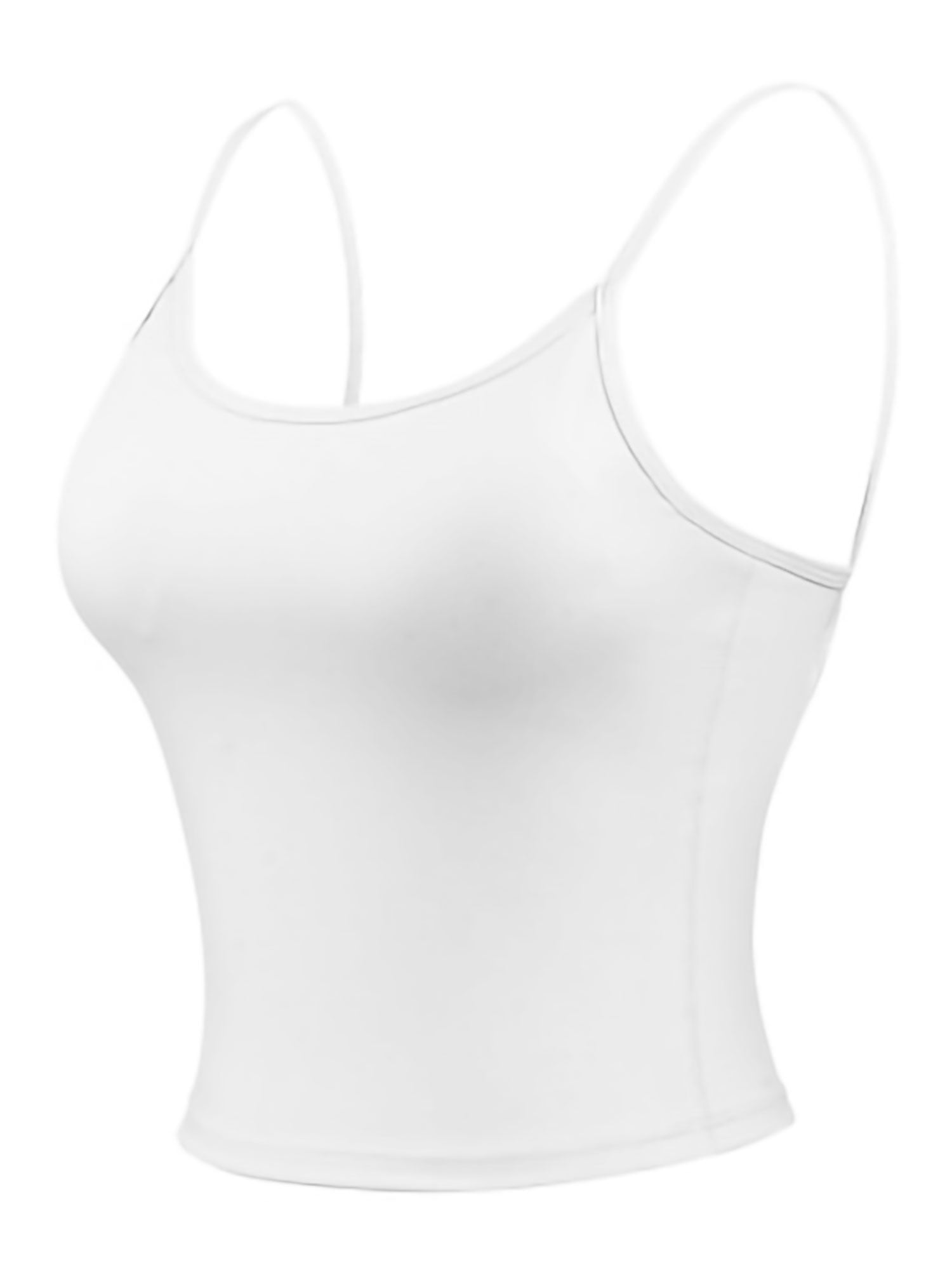 plain white sports bra