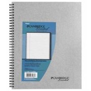 Angle View: Mead Products 47402 11 in. X 9-3-16 in. Metallic Business Notebook