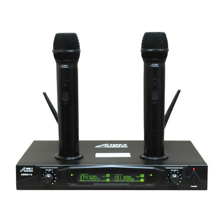 - Audio 2000s AWM6113 Dual Channel Rechargeable VHF Wireless Microphone System
