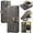 Dark Gray, variant on Magnetic Detachable Wallet Stand Leather Phone Case for iPhone X XS XR SE 8 7 6 6S Plus Max, Business Coin Purse Shell, Unique Card Holder Back Cover(Blue,7/8)