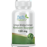 Ginkgo Biloba Extract 120 mg Memory Support by Pacific Nature’s for Mental Alertness and Healthy Brain Function* 240ct