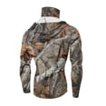 thumbnail image 4 of Men's UV Sun Protection Hooded Camo Shirts Long Sleeve Quick-Dry Outdoor T-Shirt UPF 50+ Rash Guards Cooling Hoodies S Gray, 4 of 4