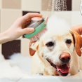 thumbnail image 2 of Cepillo de baño para mascotas, cepillo de lavado para mascotas 3 en 1 con dispensador de champú: cepillo de ducha para mascotas, masajea el pelo de las mascotas, elimina el polvo y cuida a l, 2 of 5