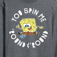 thumbnail image 3 of SpongeBob SquarePants - You Spin Me Round And Round - Men's Long Sleeve T-Shirt, 3 of 6