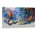 thumbnail image 1 of ARTCANVAS Memgumban Gets The Idea 1920 Canvas Art Print by Newell Convers Wyeth - Size: 12" x 8" (0.75" Deep), 1 of 9