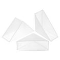 thumbnail image 1 of 4Pack Corner Protectors 30x95mm Plastic Right Angle Corner Guards Cushion, White, 1 of 6