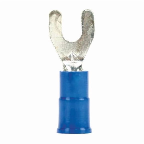 3m Fork Terminal,Std,#8 Stud,Blue,PK25 FV14-8Q