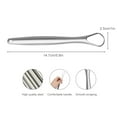 thumbnail image 3 of Cleaner 3pcs Stainless Steel Tongue Cleaner Scraper Oral Hygiene Cleaning Care  Tools, 3 of 8
