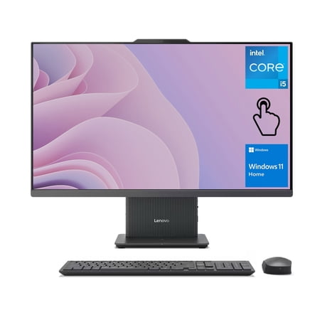 Lenovo IdeaCentre All-in-One, 27" FHD Touchscreen 100Hz, Intel Core i5-13420H, 16GB DDR5 RAM, 512GB SSD, HDMI, Wireless KB & Mouse, Wi-Fi 6, Windows 11 Home
