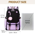 thumbnail image 2 of New Style Schoolgirl Refrigerator Schoolbag High School Casual Schoolbag Schoolgirl Boys Backpack Decompression Waterproof Large Capacity, 2 of 5