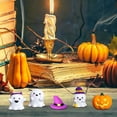 thumbnail image 5 of Halloween Decoration Outdoor, Mini Halloween Garden Figurines Cute Pumpkin Ghost Resin Miniature Model Witch Figurines Decorated Halloween Party DIY Decoration, 5 of 6