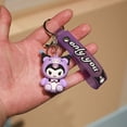 thumbnail image 1 of LLavero de Anime Sanrio con colgante para bolso, llavero Kawaii de Hello Kitty, Cinnamoroll, Kuromi, accesorios para llaveros de coche Fivean unisex, 1 of 2