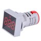 thumbnail image 2 of AC20-500V LED Indicator Light Mini Digital LED Display Voltmeter Square Signal Lamp(Red), 2 of 4