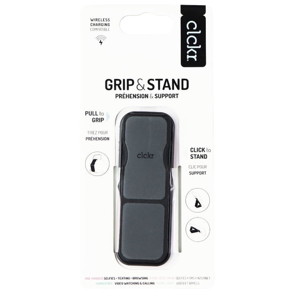 Soporte y Agarre para Celular CLCKR Negro