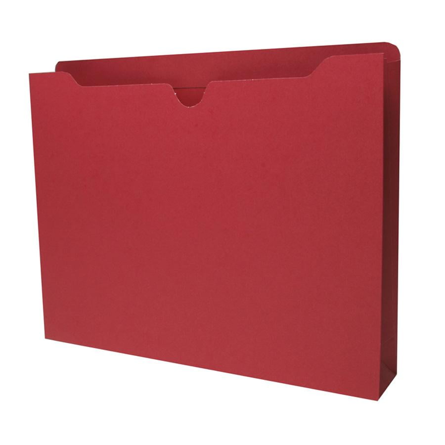 Sparco Reinforced Tab Colored File Jackets, Red, 50 / Box (Quantity