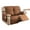 Brown, variant on UPONRAY 100% Waterproof Recliner Chair Cover, Reclining Couch Covers for Pets, Dogs, Recliner Couch Slipcover Furniture Protector with Elastic Straps for Kids(2 Seat,Brown)