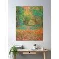thumbnail image 2 of Claude Monet - The Undergrowth In The Forest Of Saint-Germain (1882) Poster Wall Art, Modern Wall Decor, 16x24 UNFRAMED, 2 of 3