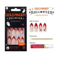 thumbnail image 4 of Goldfinger Limited Edition Halloween Instant Gel Nail 24 Set - Black Magic, Peeping Cat Stars and Paws Glow in the Dark Press On Nails Spooky Designs, 4 of 11
