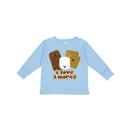 

Inktastic I Love S Mores Gift Toddler Boy or Toddler Girl Long Sleeve T-Shirt