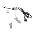 thumbnail image 1 of FSLiving 1W LED Mini Spotlight 360°Rotated Plug in Button Cable Silver Lampbody Warm White Light(3000K) for Accent Lighting Cartoon Jewelry Showcase Cabinet Lego Model - 1 Set with 1 Spotlight, 1 of 5
