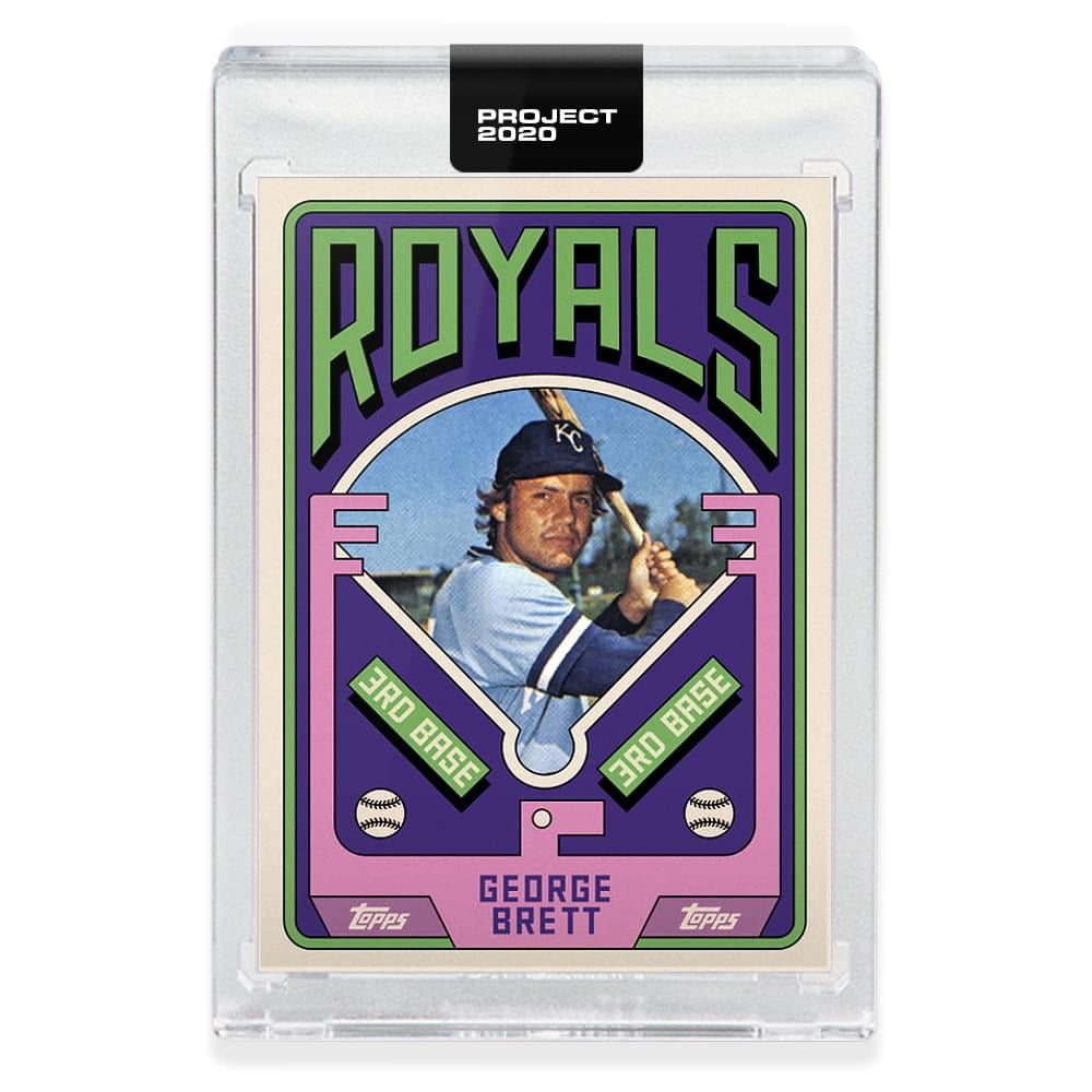 Topps PROJECT 2020 Card #212 George Brett by Don C 
