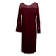 thumbnail image 4 of Vestido de retazos grande para mujer, falda envolvente a la cadera, manga larga, informal, vestido de columpio, vestido largo Wmkox8yi  FGJ873, 4 of 4