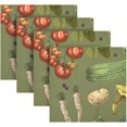 thumbnail image 5 of GZHJMY Vintage Vegetables Print Cloth Napkins 4 Pack - 20x20In Soft Washable Dinner Napkin Home Decor Napkin for Dinners Weddings Cocktail Kitchen Decorative Washcloths, 5 of 7