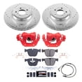 thumbnail image 2 of PowerStop Rear Z23 Evolution Sport Brake Pad and Rotor Kit with Red Powder Coated Calipers Fits: BMW Select Models KC6014, 2 of 4