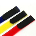 thumbnail image 4 of Cable Ties Reusable Self Adhesive Width 20mm Hook Loop Bundle Fastener Nylon Strap Reverse Buckle Line Wire Organizer Yellow 200mm 50 pieces, 4 of 6