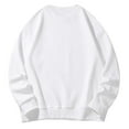 thumbnail image 4 of Mens Big and Tall Crewneck Sweatshirts M-8XL Plus Size Casual Pullover Long Sleeve Shirts Basic Solid Comfort Loose No Hood Sweatshirt, 4 of 7