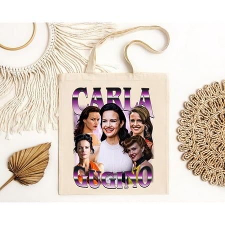 vintage Carla Gugino Bag Gift Movie Carla Gugino Tote Bag Bootleg Carla Gugino Homage Retro Graphic FM876-TH12419