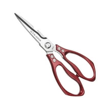 Uxcell Kitchen Scissors, 9" Multi-Purpose Stainless Steel Heavy Kitchen Shears for Food Cooking Scissors [Red]