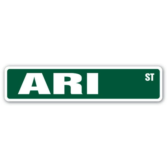 ARI Street Sign Childrens Name Room Sign | Indoor/Outdoor |  36" Wide