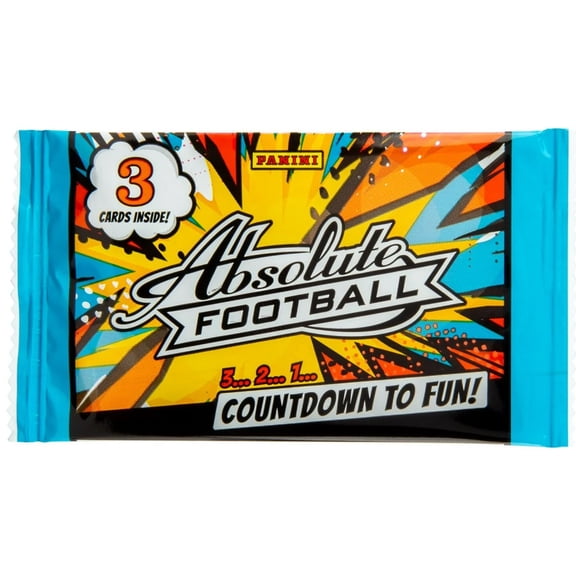 NFL 2025 Absolute Football Countdown Calendar Trading Card PACK (3 Cards)