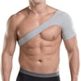 thumbnail image 1 of Shoulder Brace, Single Shoulder Support Bamboo Charcoal Fiber Protector Compression Wrap Strap (Size : L), 1 of 6