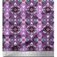 thumbnail image 1 of Soimoi Rayon Crepe Fabric Ikat Southwestern Printed Fabric 1 Yard 46 Inch Wide, 1 of 3