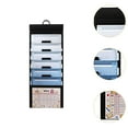 thumbnail image 6 of yotijay Hanging Wall File Organizer 6 Pocket Expanding for Work Efficiency Classroom blue, 6 of 9