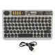 thumbnail image 1 of Teclado inalámbrico Bluetooth retroiluminación colorida Cool 10 pulgadas recargable para teléfono portátil tableta negro, 1 of 5