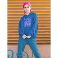 thumbnail image 2 of Bright Groovy 70S Good Day Hoodie Women -Image by Shutterstock, Female 5X-Large, 2 of 4