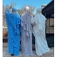 thumbnail image 3 of Ramadan Eid Muslim Woman Jilbab 2 Piece Abaya With Hijab Long Khimar Niqab Set Overhead Prayer Dress Islam Outfit Djellaba BurkaM-L, 3 of 5