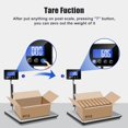 thumbnail image 4 of KUAIVO Shipping Scale, 660lbs Heavy Duty Digital Postal Scale for Packages, 0.35oz High Accurate Postage Scale for Small Business, Luggage, Home Use, Battery & Charg, 4 of 7