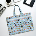 thumbnail image 6 of Kdxio Kawaii Sushi (2) File Tote Document Bag Business Briefcase Bag Document Organizer Tote Briefcase for Letter A4 Files Business Teacher Office Bag, 6 of 8